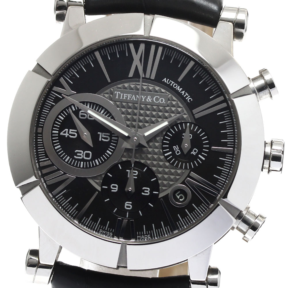 ティファニー TIFFANY&Co. Z1000.82.12A10A71A アトラス ジェント クロノグラフ 自動巻き メンズ 保証書付き_891056【中古】
