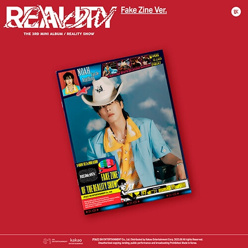 (未開封新品)（CD）ユノユンホUKNOWミニアルバム3集 Reality ShowリアリティショーFake Zine ver
