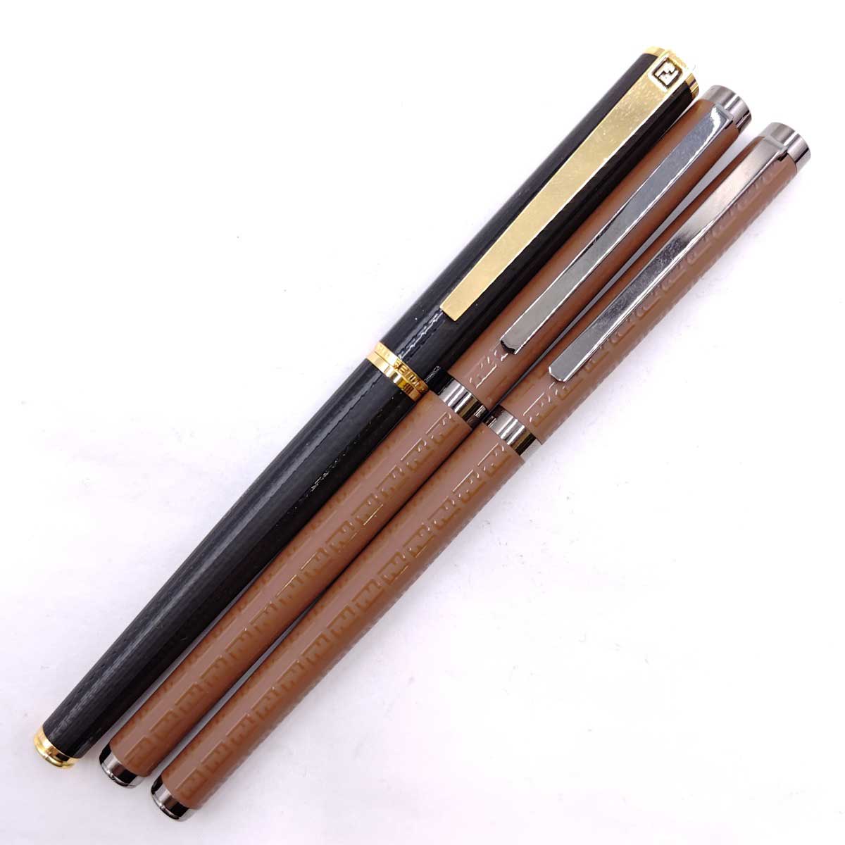 【中古】[3点セット] フェンディ 万年筆 FENDI