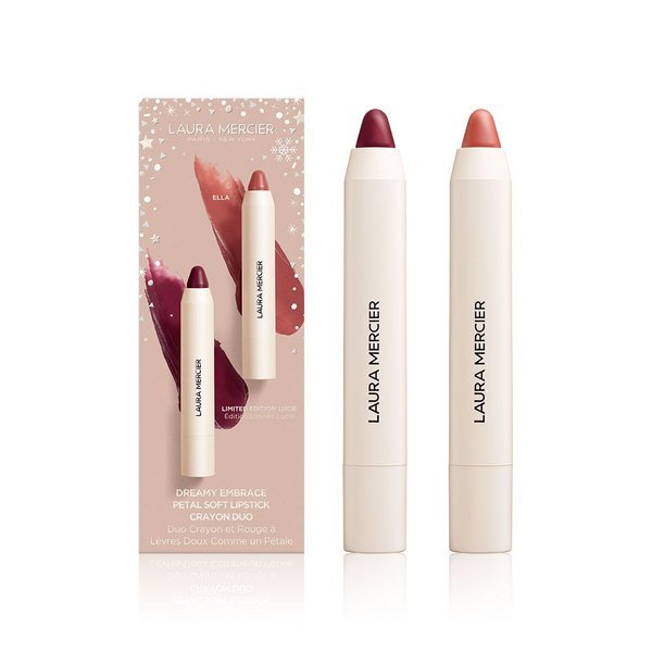 laura mercier ドリミ エンブレイス ペタル ソフト リップスティック クレヨン デュオ 【贈呈品なくなり次第贈呈終了】