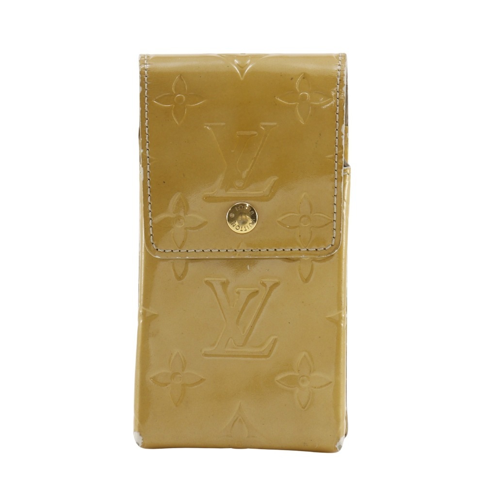 グリーン シガレットケース M91048 その他小物 モノグラムヴェルニ ベージュ TH0021 レディース 中古品