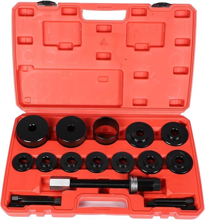 フロント ハブ ベアリング プーラー セット ホイール ツールセット(レッドケース)