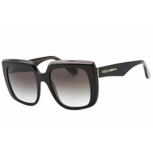 サングラス DOLCE & GABBANADOLCE & GABBANA DG4414 501/8G Sunglasses Black Frame Grey Gradient Lenses 54mm