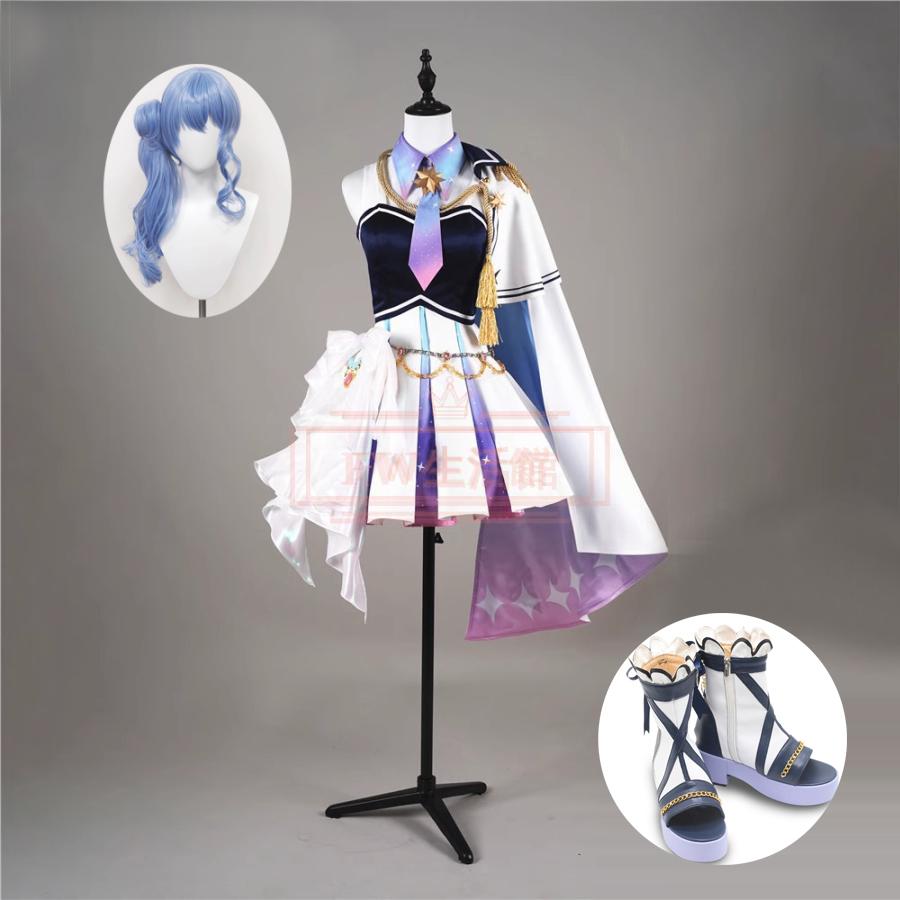 【新品開催 即納】Hololive ホロライブ vtuber 星街すいせい ほしまちすいせい コスプレ衣装 ウィッグ cosplay イベント演出服アニメ変装仮装 ハロウィン