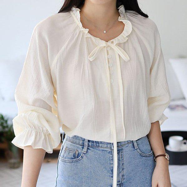 Hスタイル(BL)シャララブラウス 春 女性 ブラウス シャツ シーズン変わり目シャツ デイリー オフィスルック