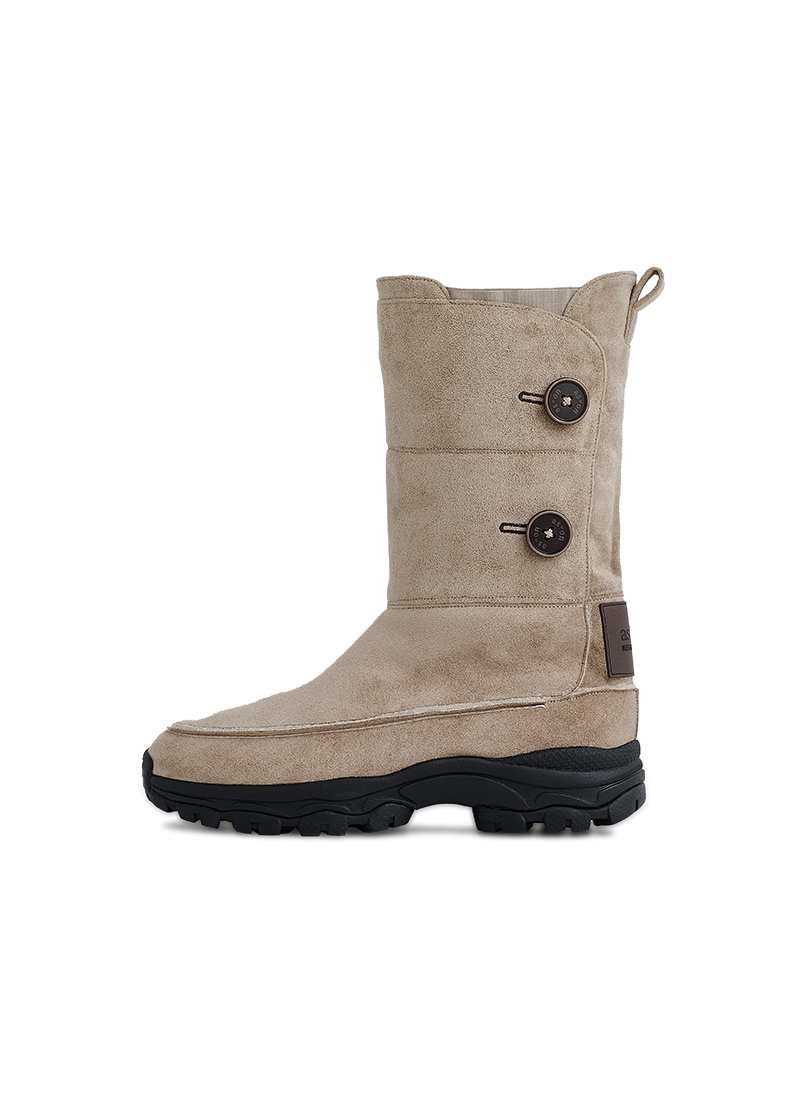 【ASON】 BUTTON FUR BOOTS / BEIGE ブーツ 正規品