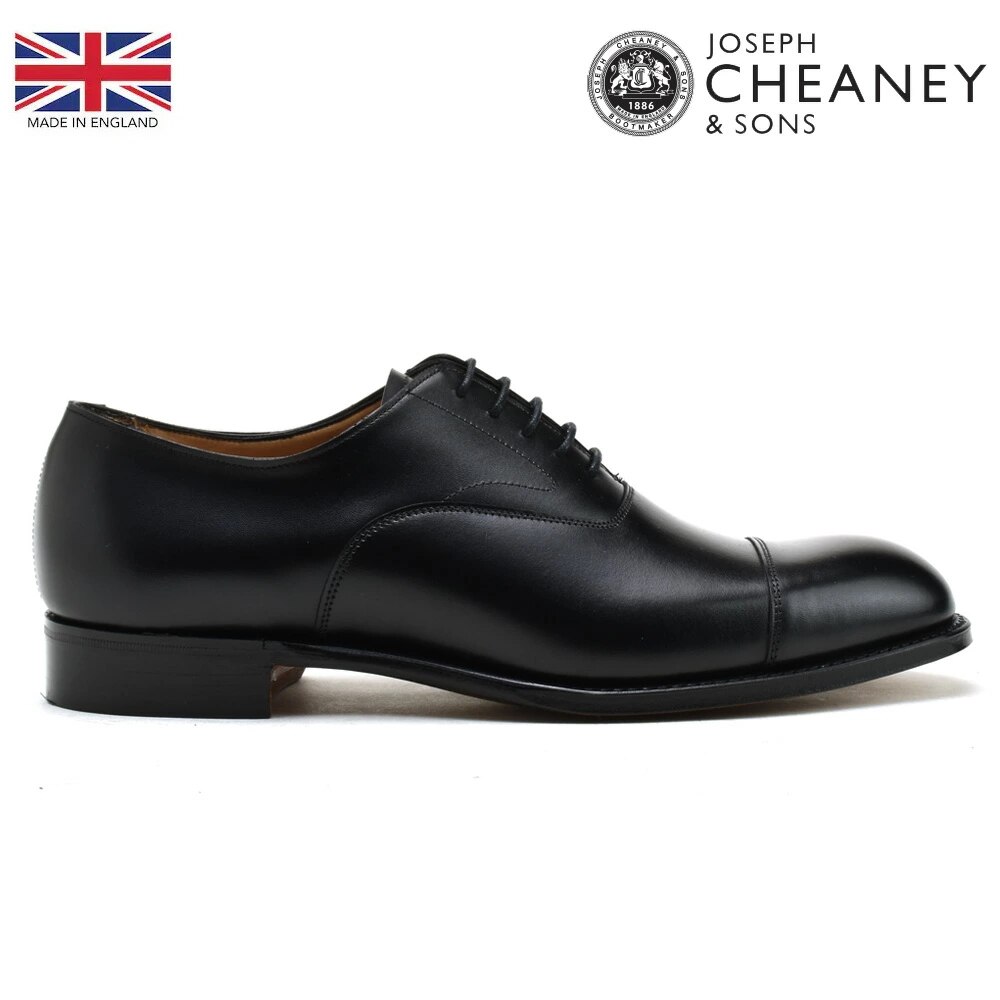 ジョセフチーニー ドレスシューズ メンズ ビジネスシューズ アルフレッド 革靴 ストレートチップ ブラック 黒 JOSEPH CHEANEY ALFRED【送料無料】