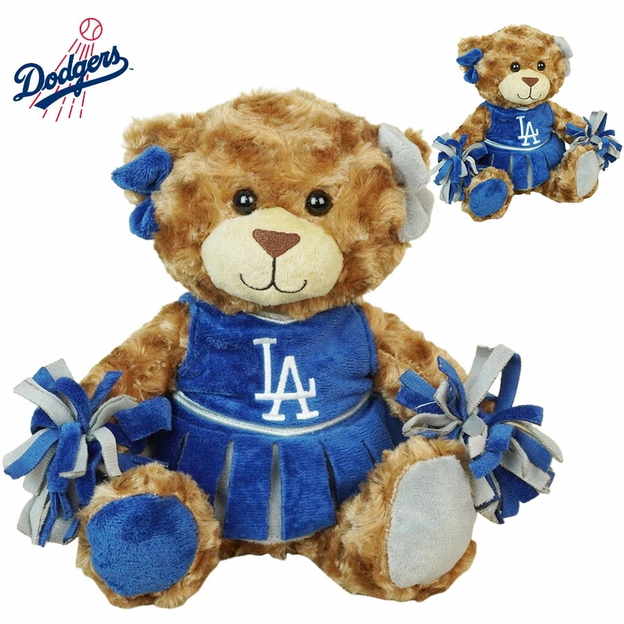 ドジャース クマのぬいぐるみ BEAR ベア チアガールMLB メジャーリーグ公式グッズ FOCO 限定LA DODGERS ロサンゼルス ドジャースメジャー リーグベ