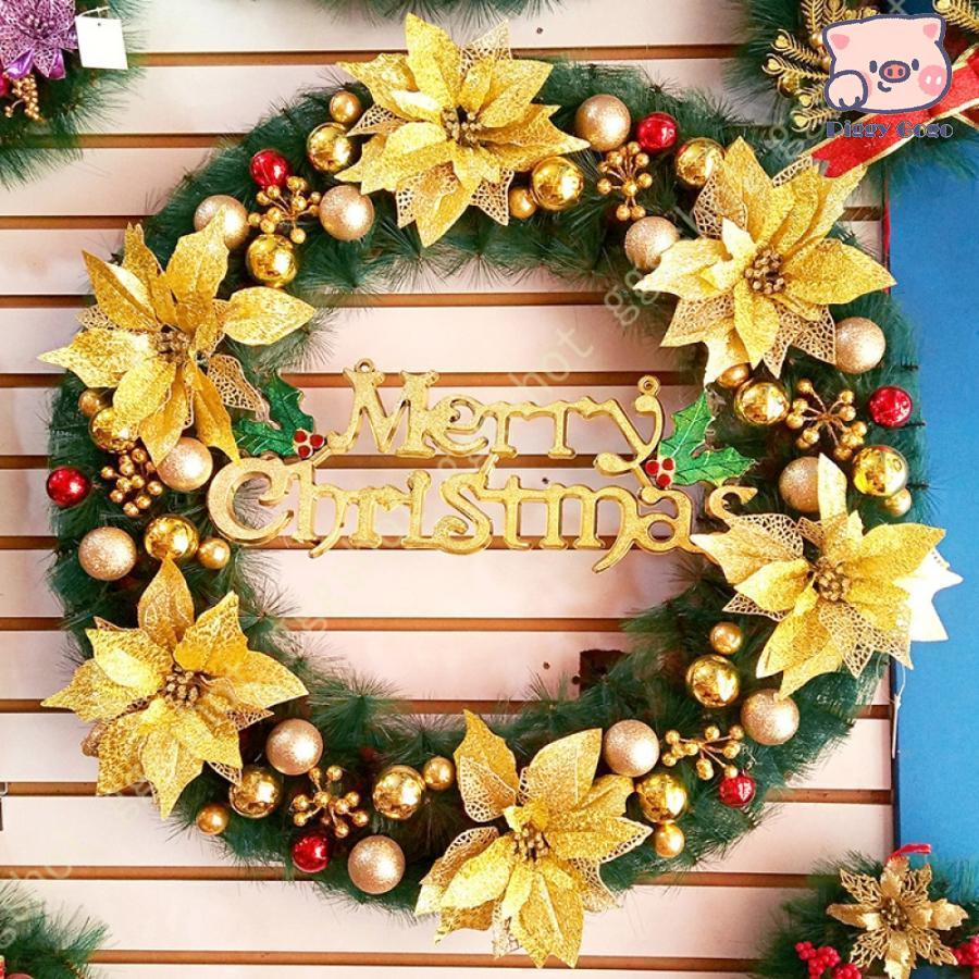 おしゃれ デコレーション クリスマス 可愛い 華やか インテリア オーナメント リース 玄関 窓 ドア 大きい 玄関リース クリスマスリース クリスマス花輪