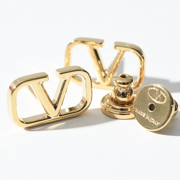 ピアス アクセサリー Vロゴ WJ0G76MET レディース ゴールド シグネチャー シンプル GOLD メタル ゴールド 人気 ギフト