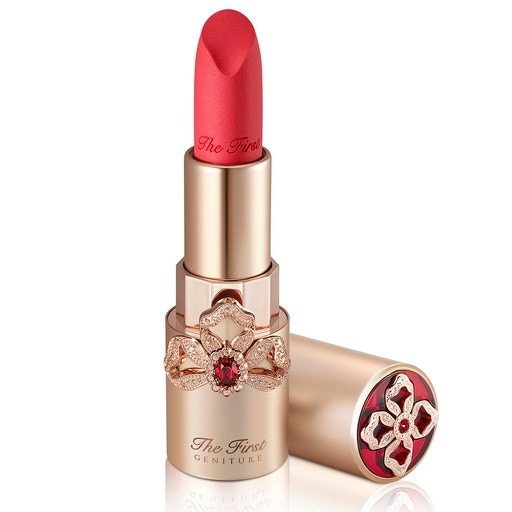 ダーファーストジェネチュアシアーベルベット口紅 赤 3.8g 1個 透け感レッド ベルベット質感