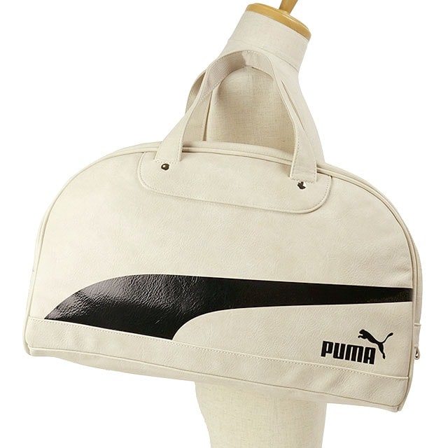 17L PUミニボストン [J20325] メンズレディース 鞄 旅行 トラベル ジムバッグ OFF-WHITE