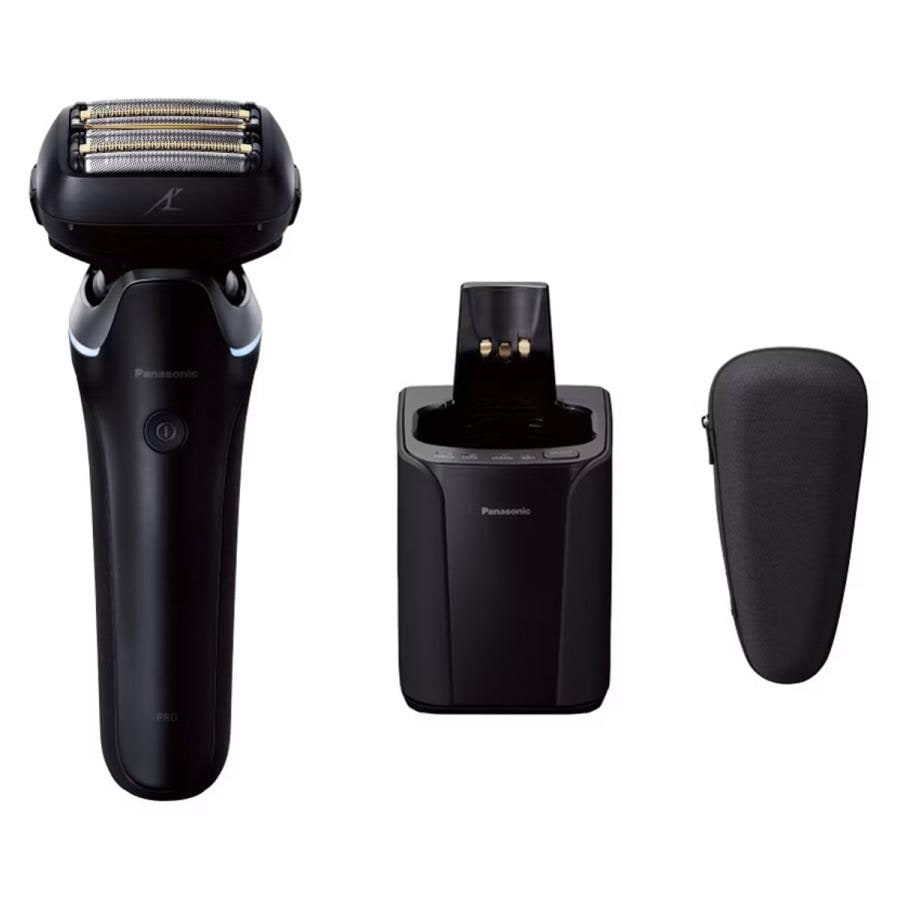 シェーバー ラムダッシュ PRO 6枚刃 電動 髭剃り メンズ ラムダッシュAI 全自動洗浄充電器 ES-L670U-K クラフトブラック