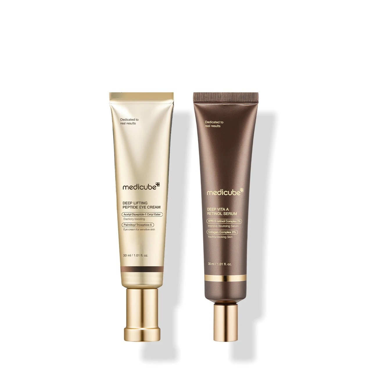 ディープ 弾力 リフティング 2種 セット_ペプチド アイクリーム 30mL+レチノールセラム 30mL