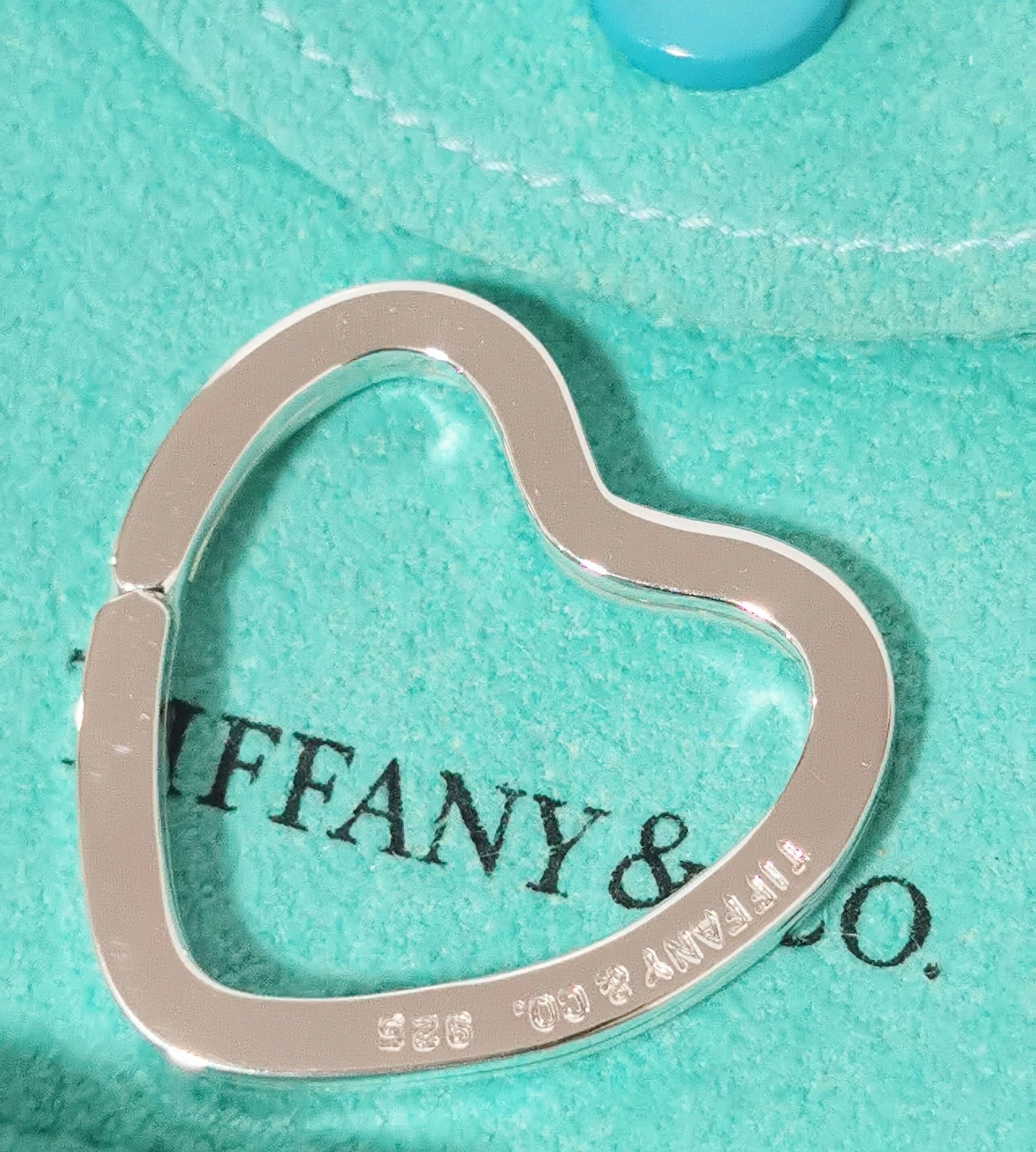 Tiffany&Co. KEY RING HEART STERLING SILVER ティファニー ハート型キーリング スターリングシルバー Tiffany 純正BOX＆巾着保護袋