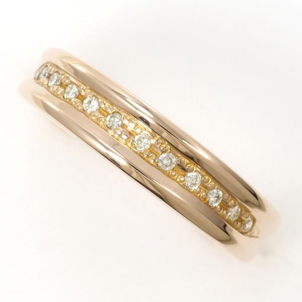 エステール K18PG リング 指輪 10号 ダイヤ 総重量約5.0g ジュエリー 中古 43,104円