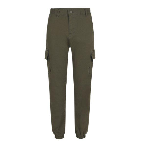 メンズ 軽 сезо スパン カーゴ バンディング ジョガーパンツ NE-PTA-Q006-チャコール