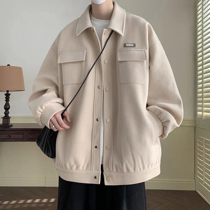 【裕福になる】ラッキーバッグ アウター日系コート男性のビッグサイズファッションカジュアルワークジャケット