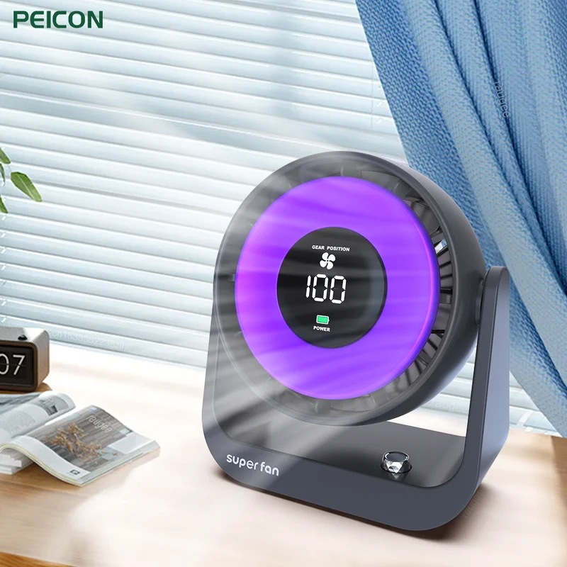 納期21日:ワイヤレス電動ターボファン,4000mAh,充電式,ポータブル,デスクトップ,壁,天井,空気圧縮機,冷却器,サイレント換気
