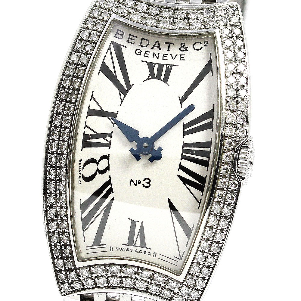 ベダ＆カンパニー BEDAT&Co 384 NO.3 ダイヤベゼル クォーツ レディース _741989【中古】