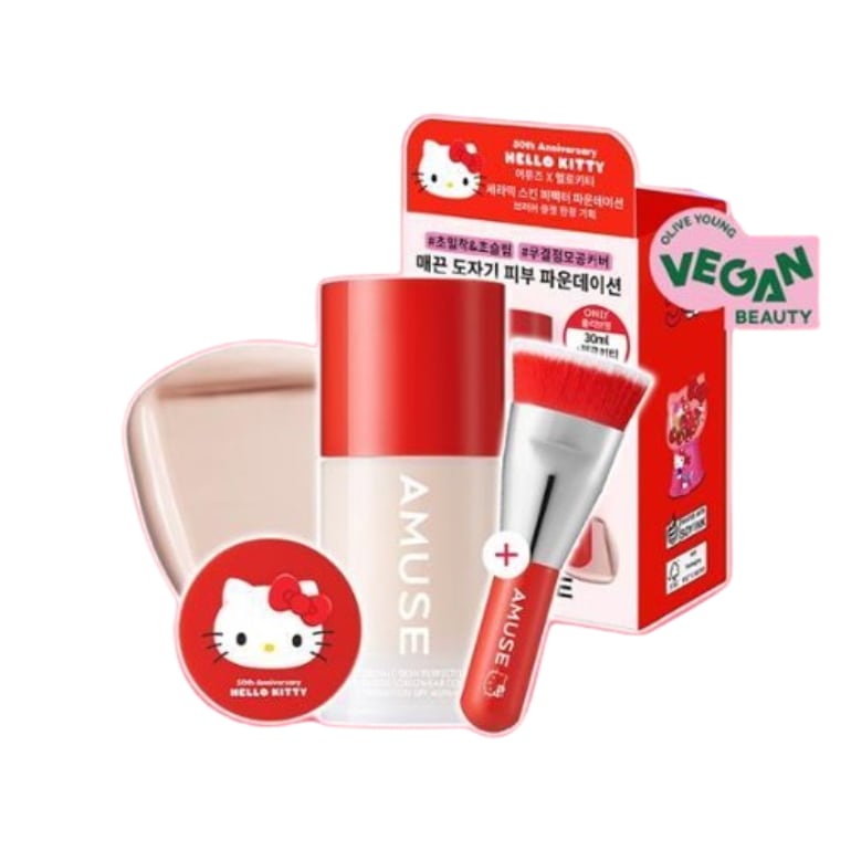 [ハローキティエディション] セラミックスキンパーフェクターファンデーション ハローキティコラボ