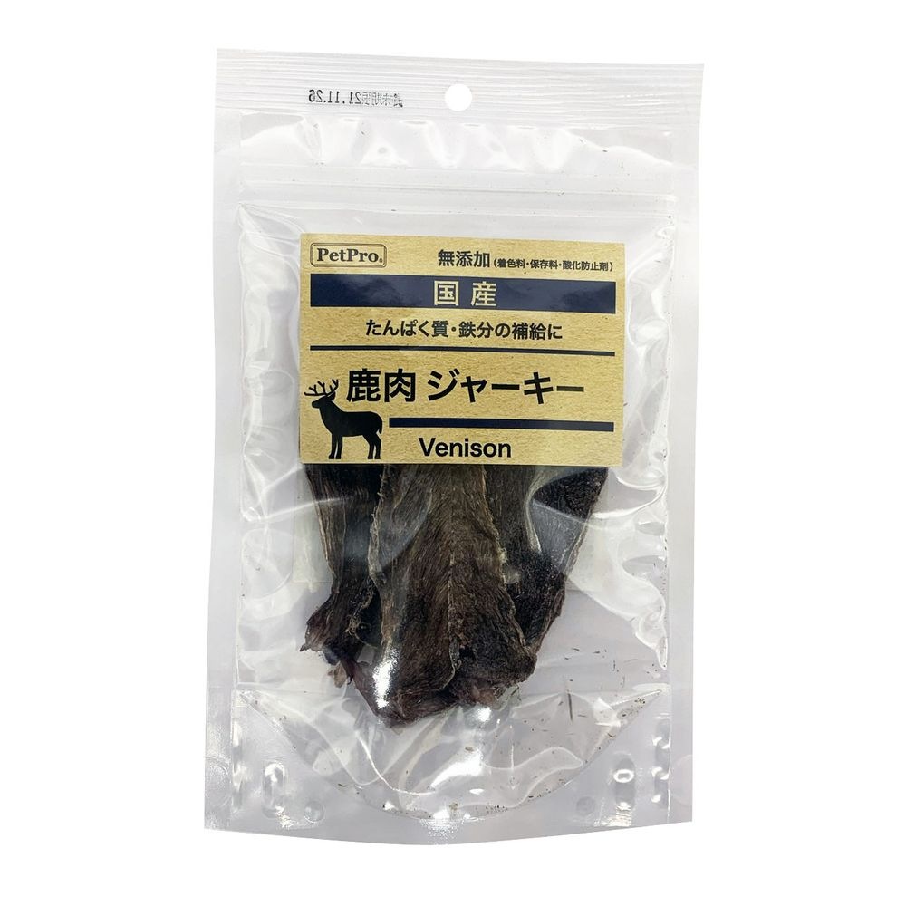 （まとめ買い）国産おやつ 無添加 鹿肉ジャーキー 25g 犬用おやつ [x7] 5,178円