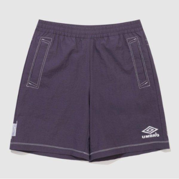 ショートパンツ NQK UQ223CHP59-DVI1 クリスピータスラン 4.5部丈ショートパンツ / DEEP VIOLET