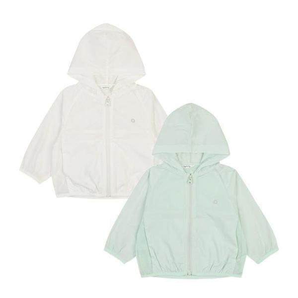 TC01 夏のUVカットメッシュ配色ジャンパー(IVORY,MINT)_ 01T355005 (S49793815)