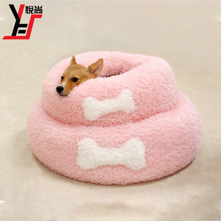 猫 犬マット 丸い ペットベッド ペットクッション 冬寒さ対策 暖かい 快適 滑り止めペットブランケット 洗濯可能 サイズ選択可 カラー選択可 ペットマット