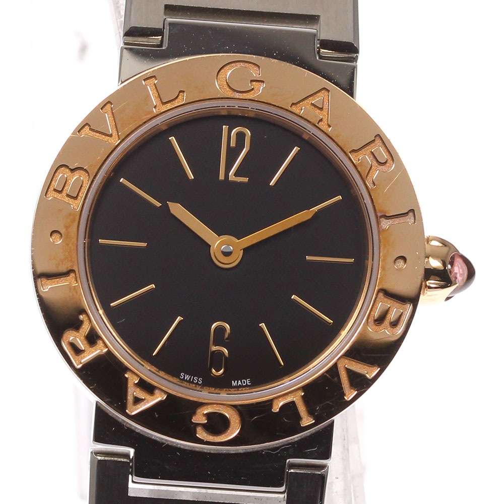 良品内箱保証書付き【BVLGARI】ブルガリ ブルガリブルガリ BBP23SG クォーツ レディース【中古】