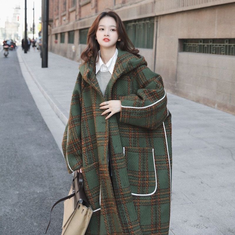 ビッグシルエット チェスターコート ゆったり ロング丈 ベンチコート レトロ ラシャコート 厚手 ロングコート