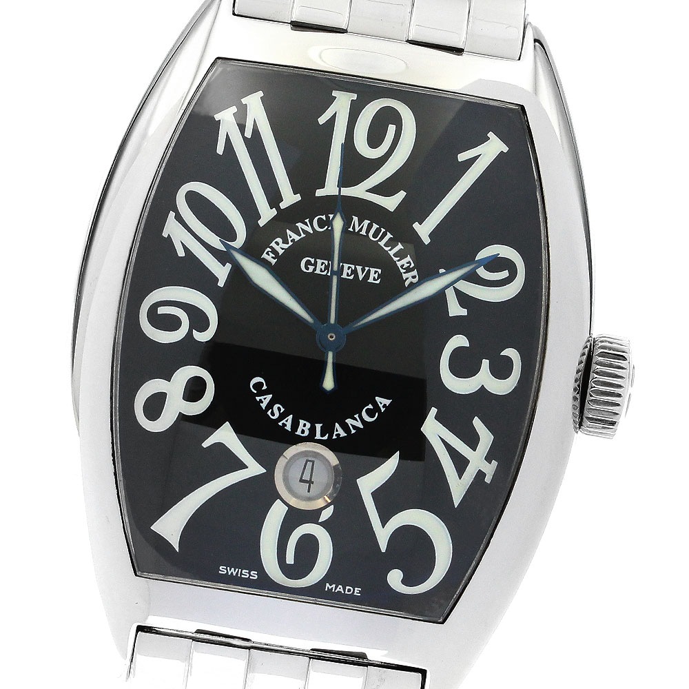 フランクミュラー FRANCK MULLER 8880CDT カサブランカ デイト 自動巻き メンズ 美品 箱・保証書付き_889871【中古】