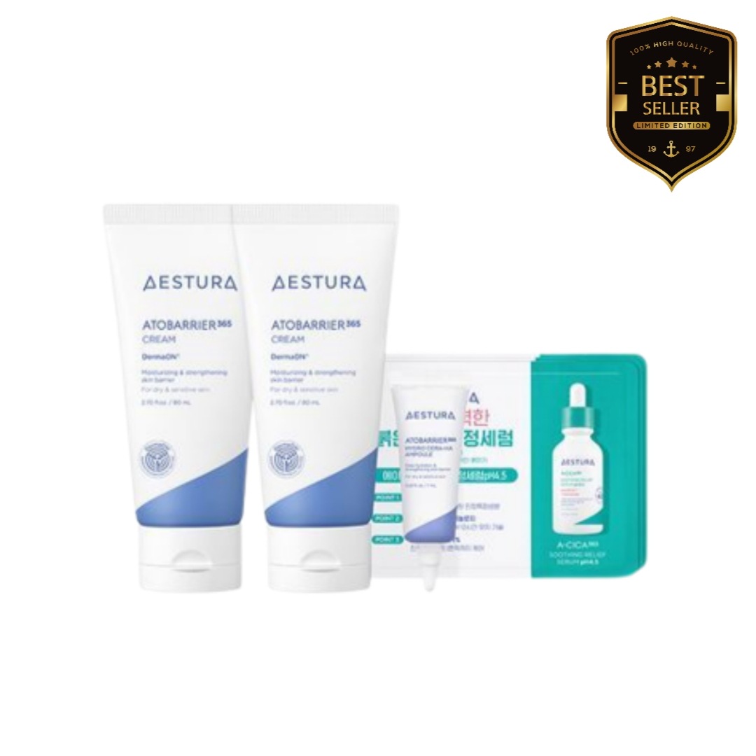 アトバリア365クリーム 80ml ダブルセット（＋セラヒアルアンプル7ml＋エイシカセラム3ml）