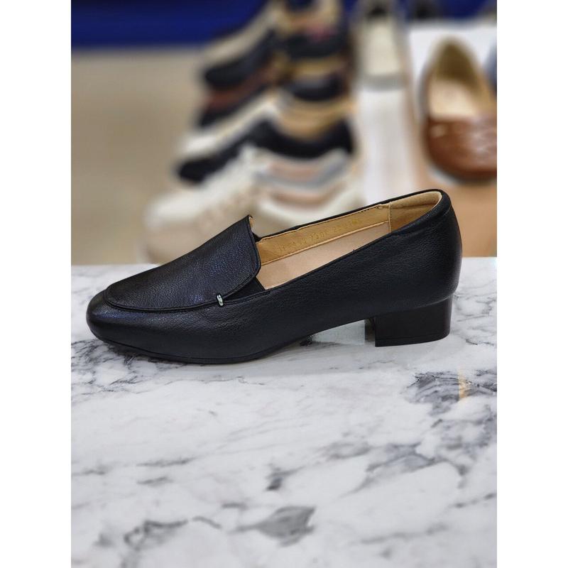 女性3Cmヒール モノクラシック エレガンス ローファーシューズ DSIEOP403