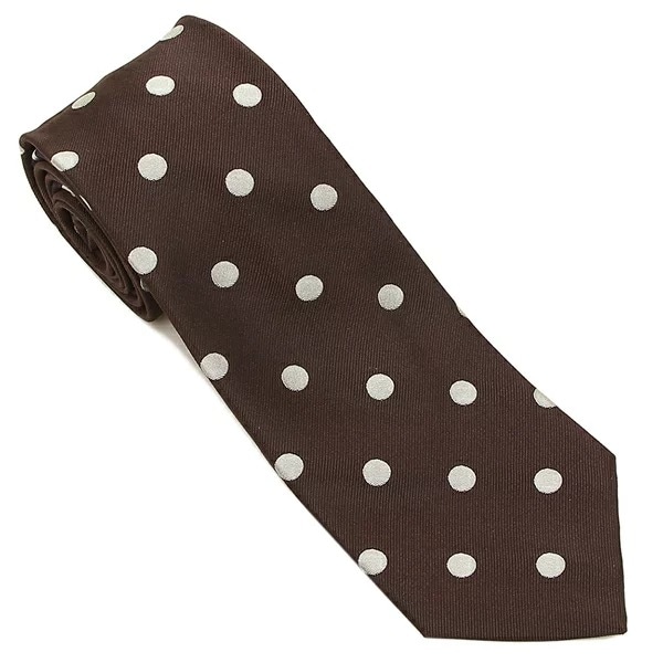 ネクタイ 8cm幅 ナロータイ ブラウン メンズ M1A0TIEMT308 66