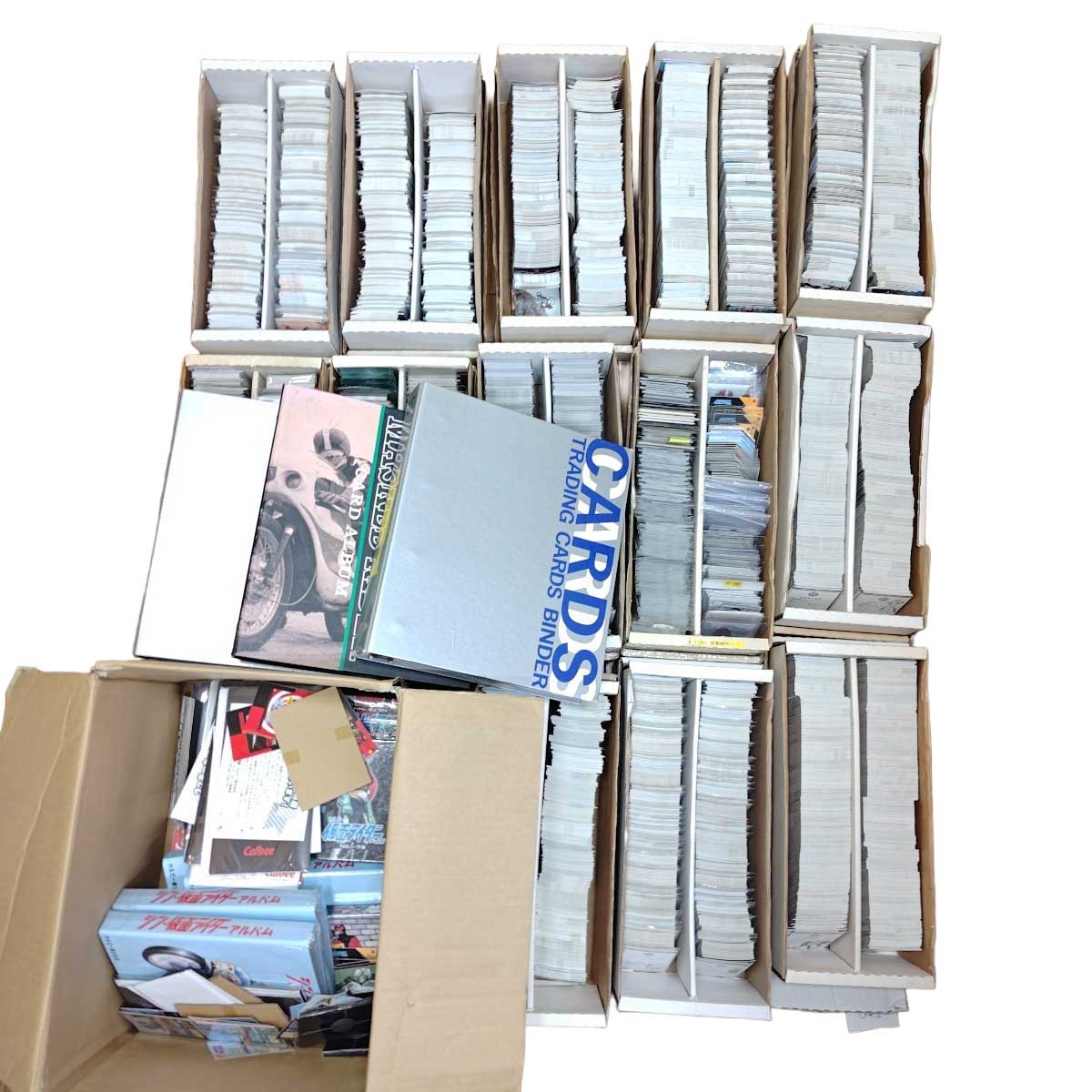 【中古】[2万枚以上] 1999/2003/2005/2023 仮面ライダー シン カード ラッキーカード ラッキーカード ファイル 大量 エラーカードあり