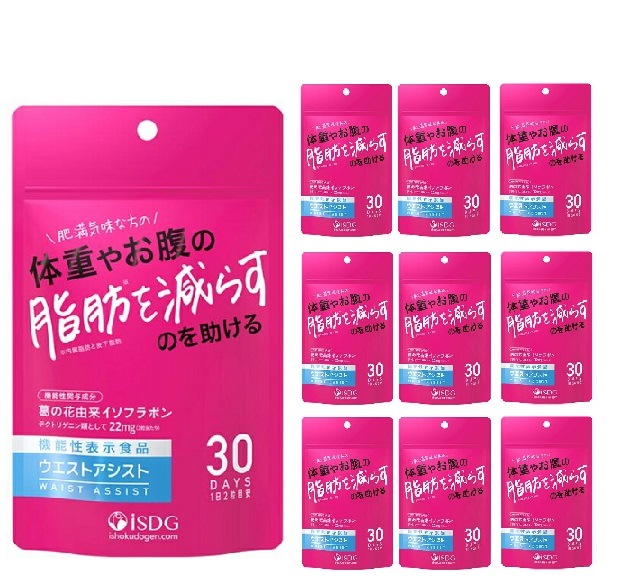【機能性表示食品】医食同源ドットコム ウエストアシスト 30日分 10個セット 肥満 脂肪 サプリメント 軽減税率対象品
