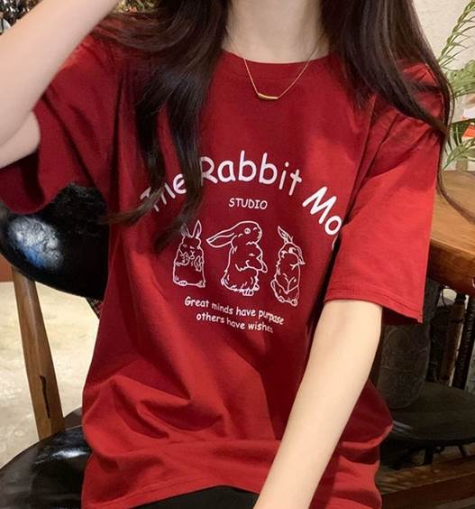 レディース トップス ロンT カットソー Tシャツ 半袖 ラウンドネック かわいい 大人可愛い カジュアル おしゃれ ラフ ルーズ 存在感 キュート プリント アニマル柄 ロゴ 10代 20代 3 5,161円