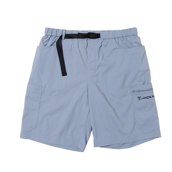 ジャッカル ウェア PA-B004 フィッシングショートパンツ ライトブルー XXL