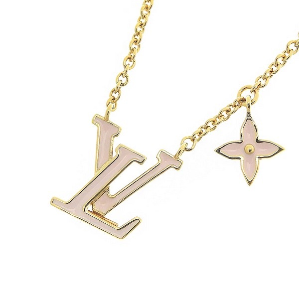 ルイヴィトン アクセサリー レディース ネックレス LV アイコニック エナメル ゴールド M01215 LOUIS VUITTON