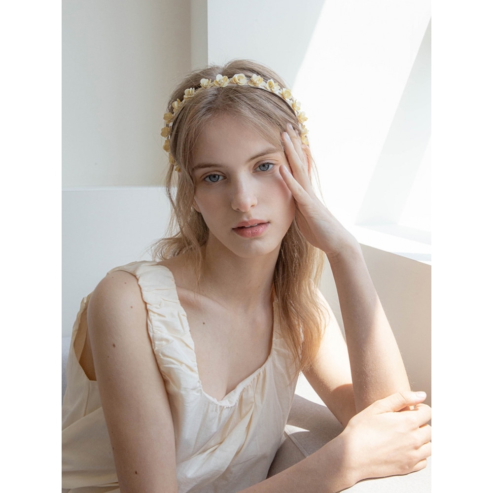 Jean Paul Clarisse レースフラワー ヘアバンド LFHB0732