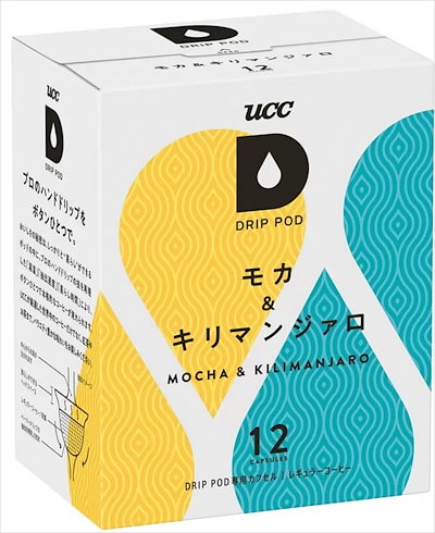 他サイト： UCC ドリップポッド 専用カプセル モカ&キリマンジァロ 12杯分 90g ポッド・カプセルの商品画像