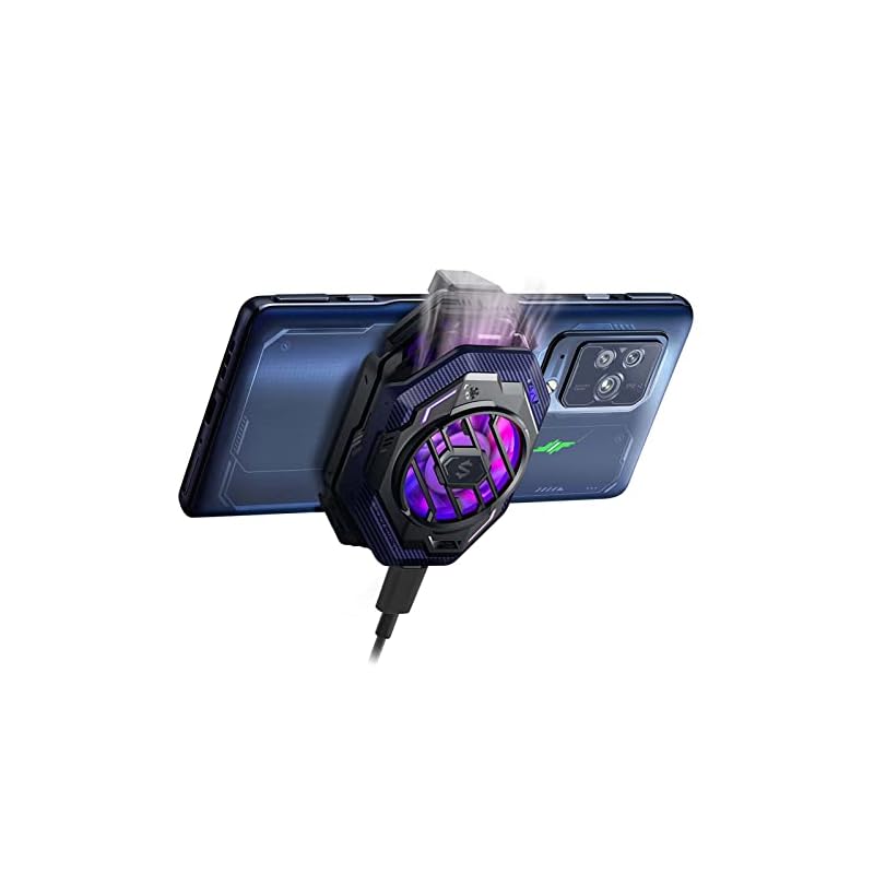 スマホ冷却ファン Black Shark FunCooler 3 Pro ファンクーラー 速度の設定 静音 時限式 USB給電式 ペルチェ素子 冷却ラジエーター