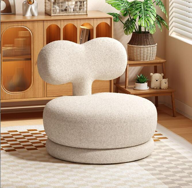 ミニチェア　椅子　回転機能　回転チェア　ソファー　　可愛い形チェア　子供大人とも使用　ソファシングルベッドルーム小さなソファ　小屋回転ソファー　リビングカートゥーン子供用レジャーソファー