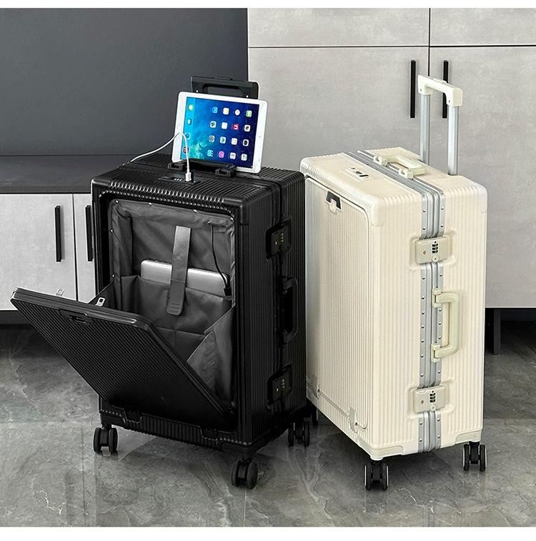 スーツケース 機内持ち込み キャリーケース 多機能カップホルダー付き USB充電可能 TSAロック 大容量 トップレベルの品質 丈夫で長持ちする 短途旅行 修学 出張 軽量 可愛い 静音 ins人気