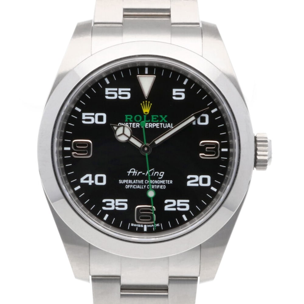 ロレックス ROLEX エアキング オイスターパーペチュアル 腕時計 時計 SS 116900 メンズ 中古