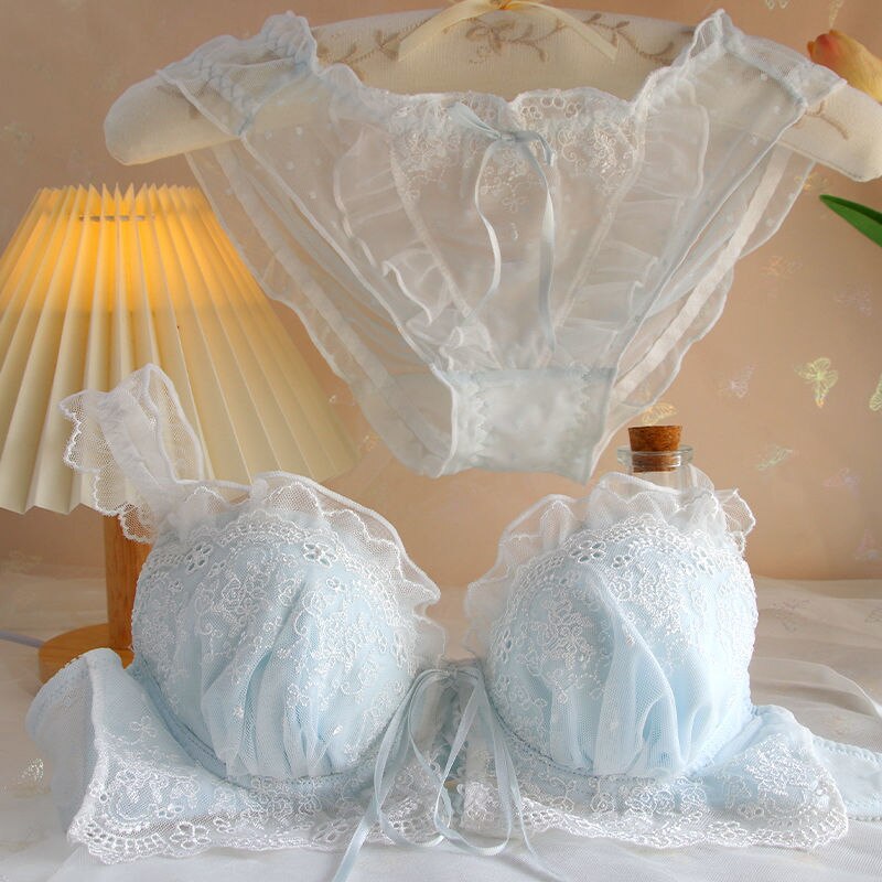 メガ割 スチールリングなしブラロリータフルカップレースセクシーブラピュアデザイアセット新作