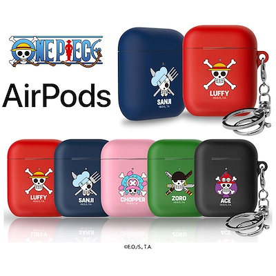 Qoo10 ワンピース スカール Airpods スマホケース 保護フィルム