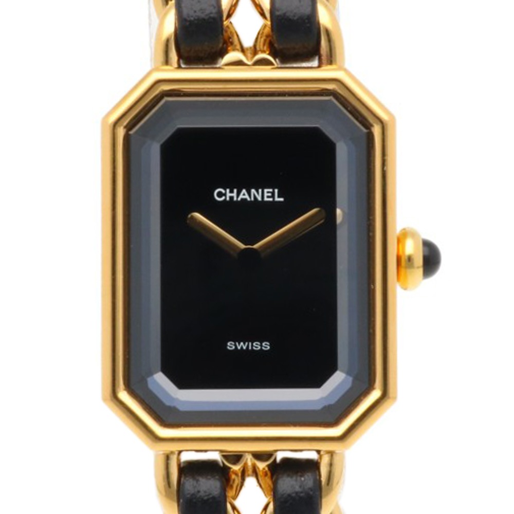 シャネル プルミエール L 腕時計 GP H0001 クオーツ 1年保証 CHANEL 中古
