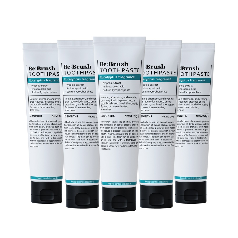【歯磨き粉セット】リブラシ歯科医が開発したユーカリ抗炎天然歯磨き粉120gx5p口臭ケア 5,491円